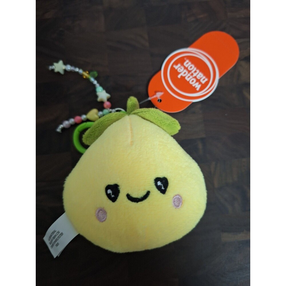 Wonder Nation Lemon‎ Plush Keychain Bag Charm - Yellow